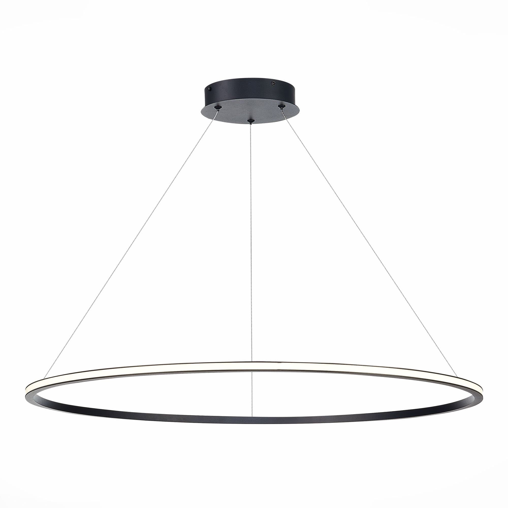 ST LUCE ST604.443.34 Светильник подвесной Черный/Белый LED 1*34W 4000K