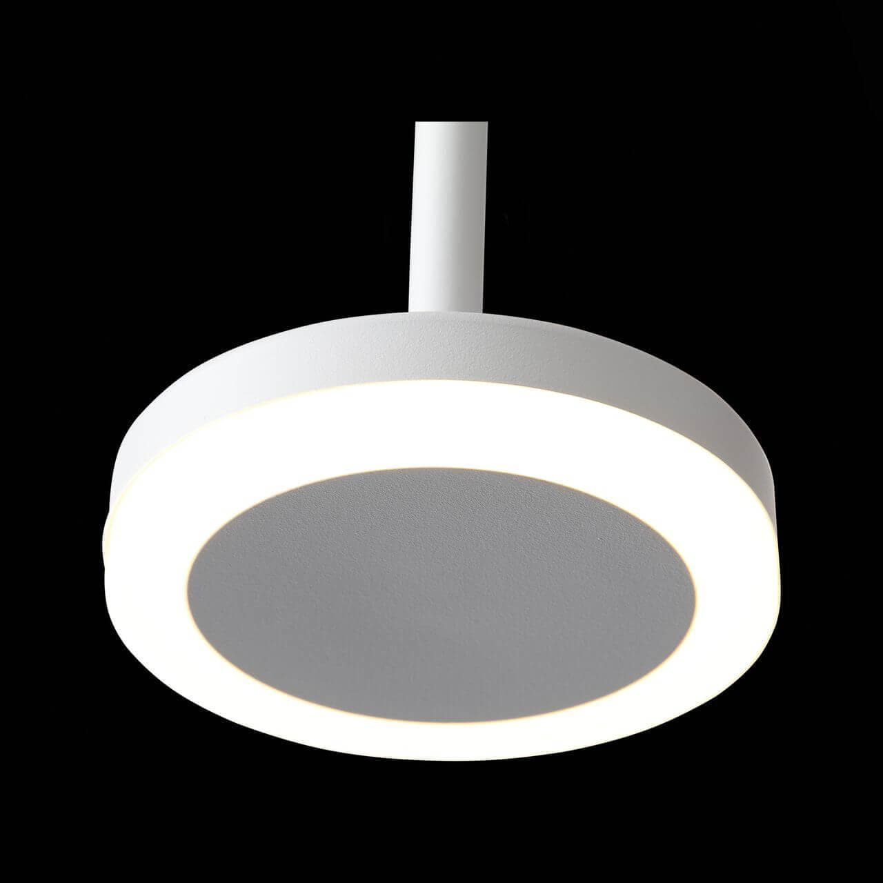 ST Luce ST104.503.06 Светильник подвесной Белый LED 1*6W 3000K 468Lm Ra>80 120° IP20 D112xH184 170-240V — миниатюра 4