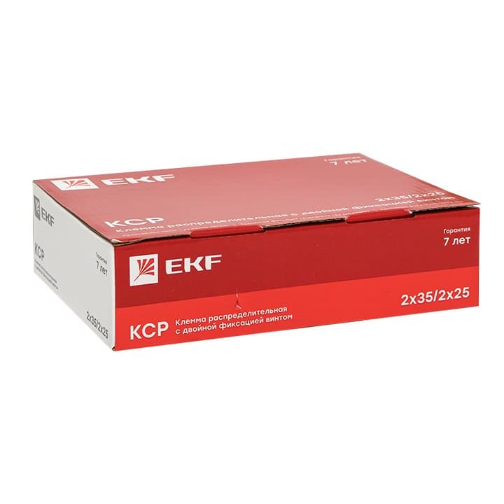 EKF PROxima Клемма распределительная КСР с двойным винтом 2x35/2x25 серая — миниатюра 8
