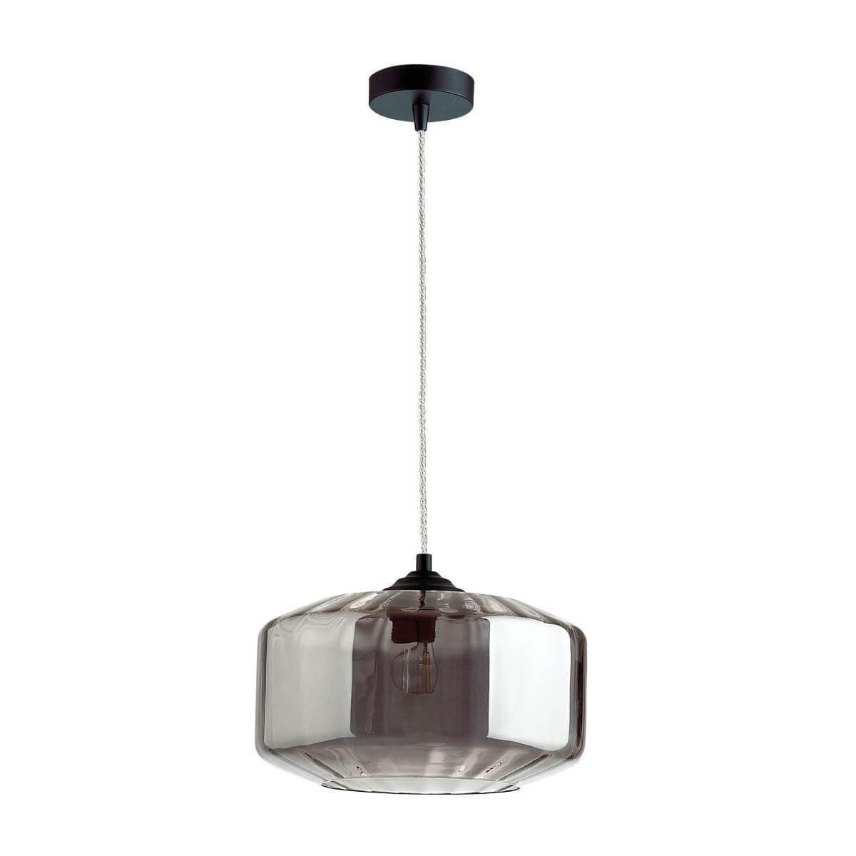 Odeon Light 4746/1 ODL21 дымчатый/черный Подвес E27 60W BINGA