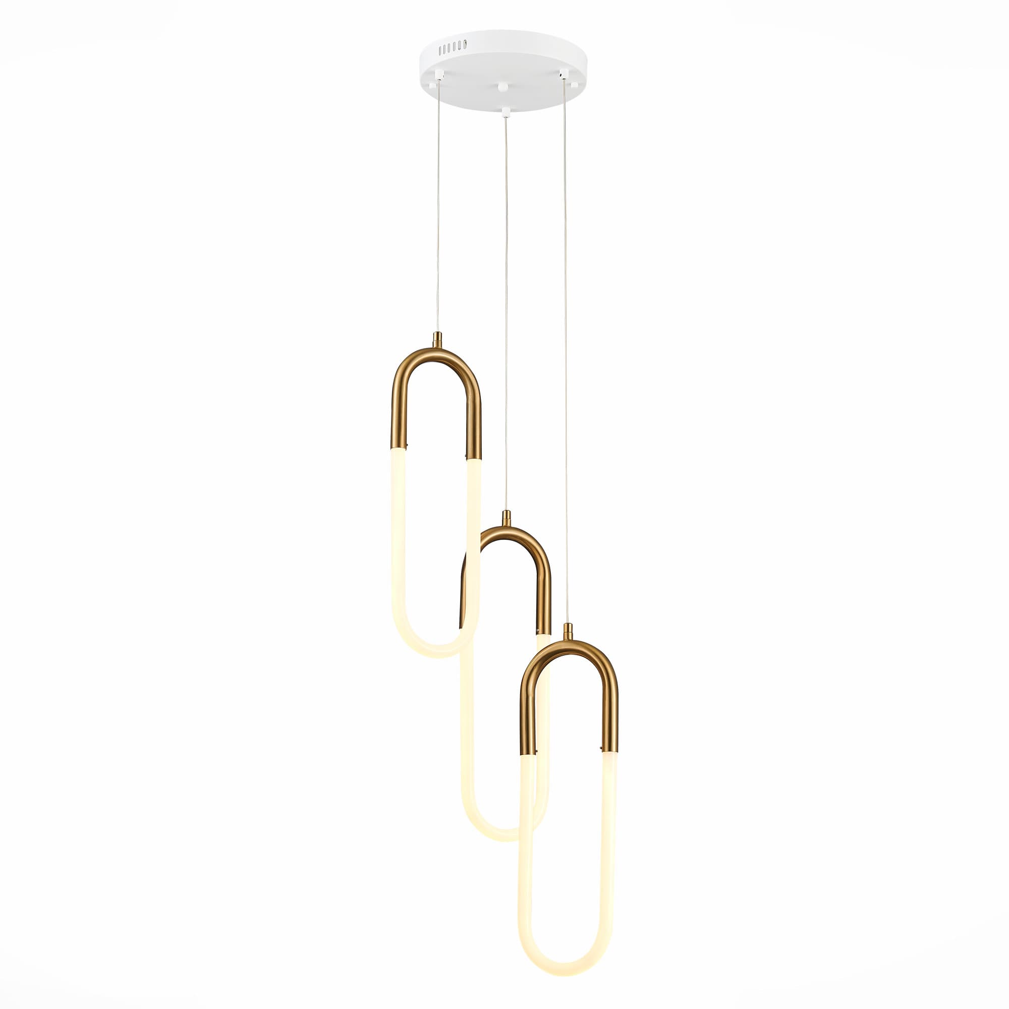 ST Luce SL1579.303.03 Светильник подвесной Латунь/Латунь, Белый LED 3*14W 3000K