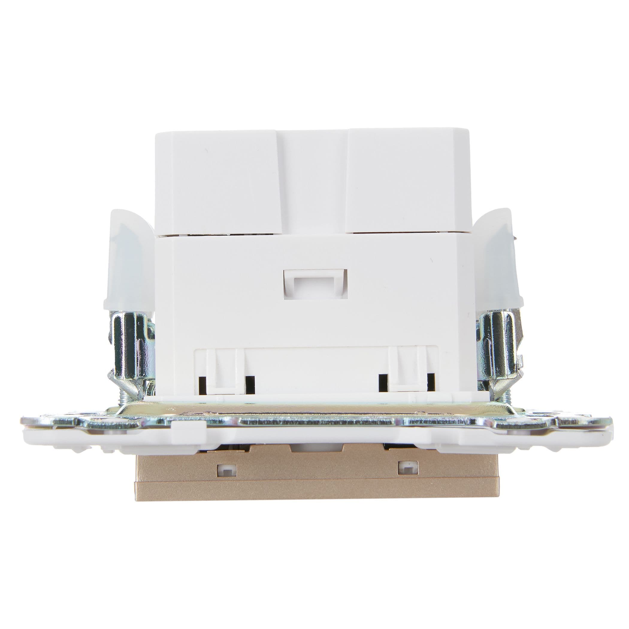 IEK SKANDY Шампань Розетка USB A+C 3,1А SK-R14Sh — миниатюра 5