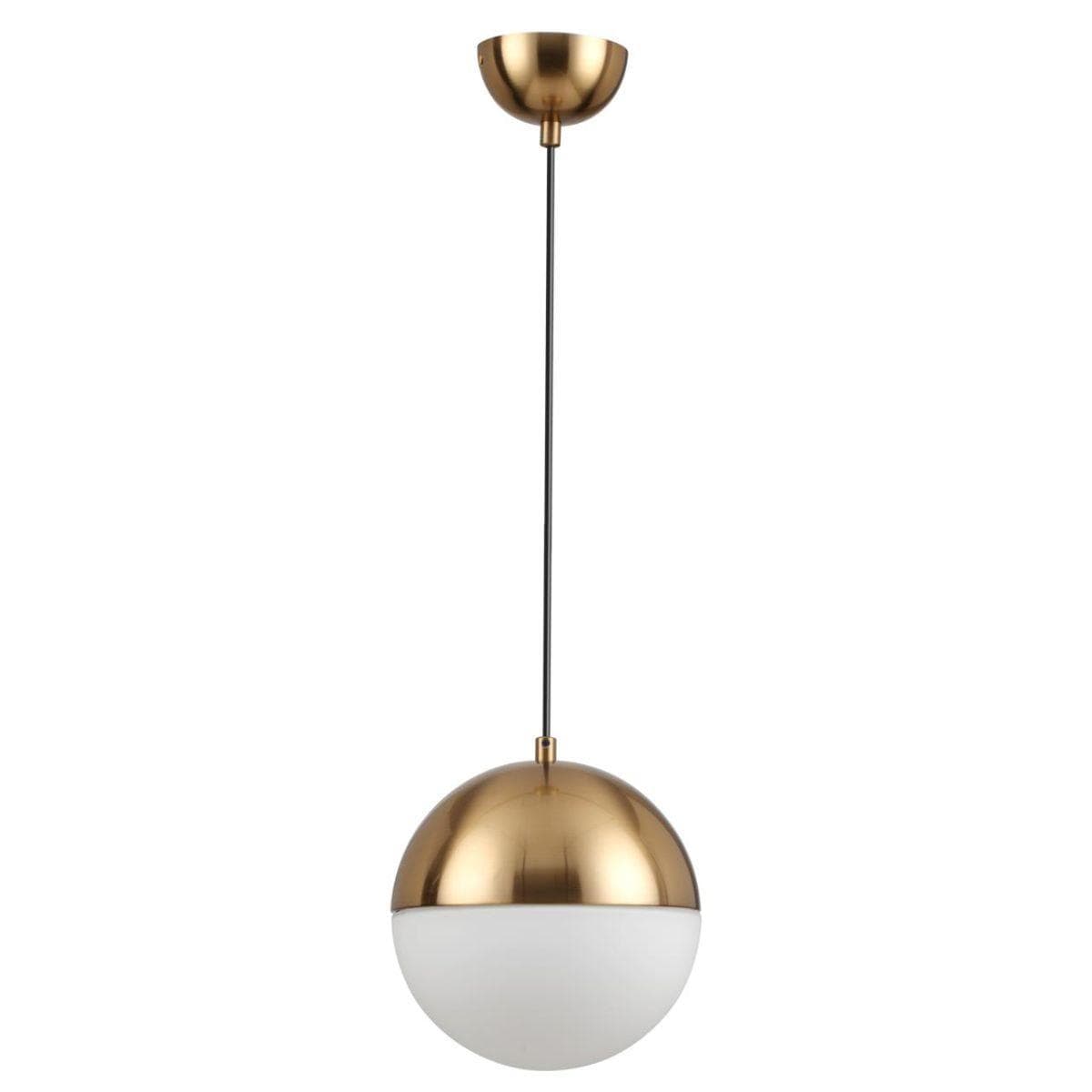 Odeon Light 4960/1A PENDANT ODL22 243 античн.бронза/металл/белый/стекло Подвес E27 1*40W PINGA — миниатюра 1