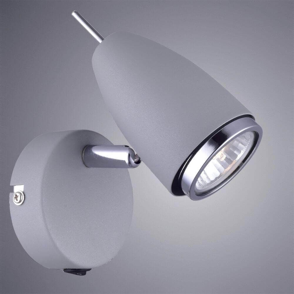 Arte Lamp REGISTA Спот 17*8*14 A1966AP-1GY — миниатюра 2