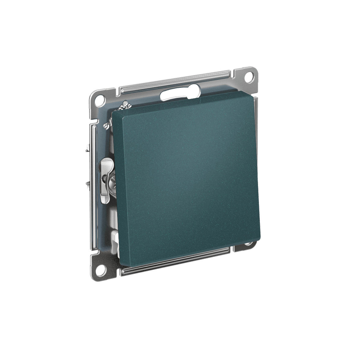 Systeme Electric AtlasDesign Изумруд Выключатель 1-клавишный, сх.1, 10АХ, мех., быстрозажим. клем.