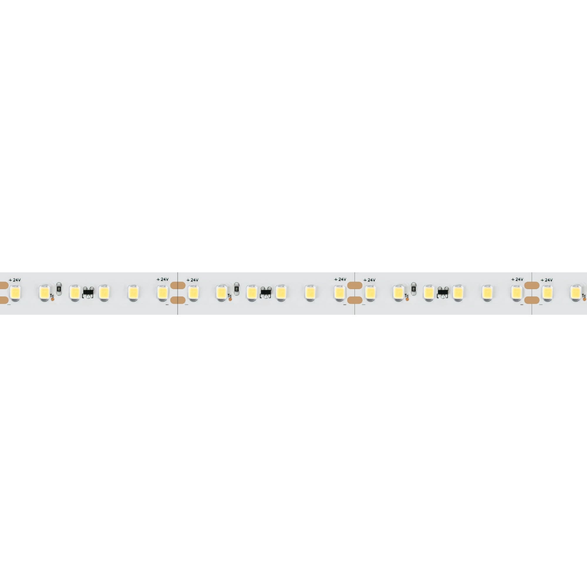 Arlight Светодиодная лента IC2-20000 24V Warm3000 2x 12mm (2835, 120 LED/m, Long) (9.6 Вт/м, IP20) 024592 — миниатюра 2