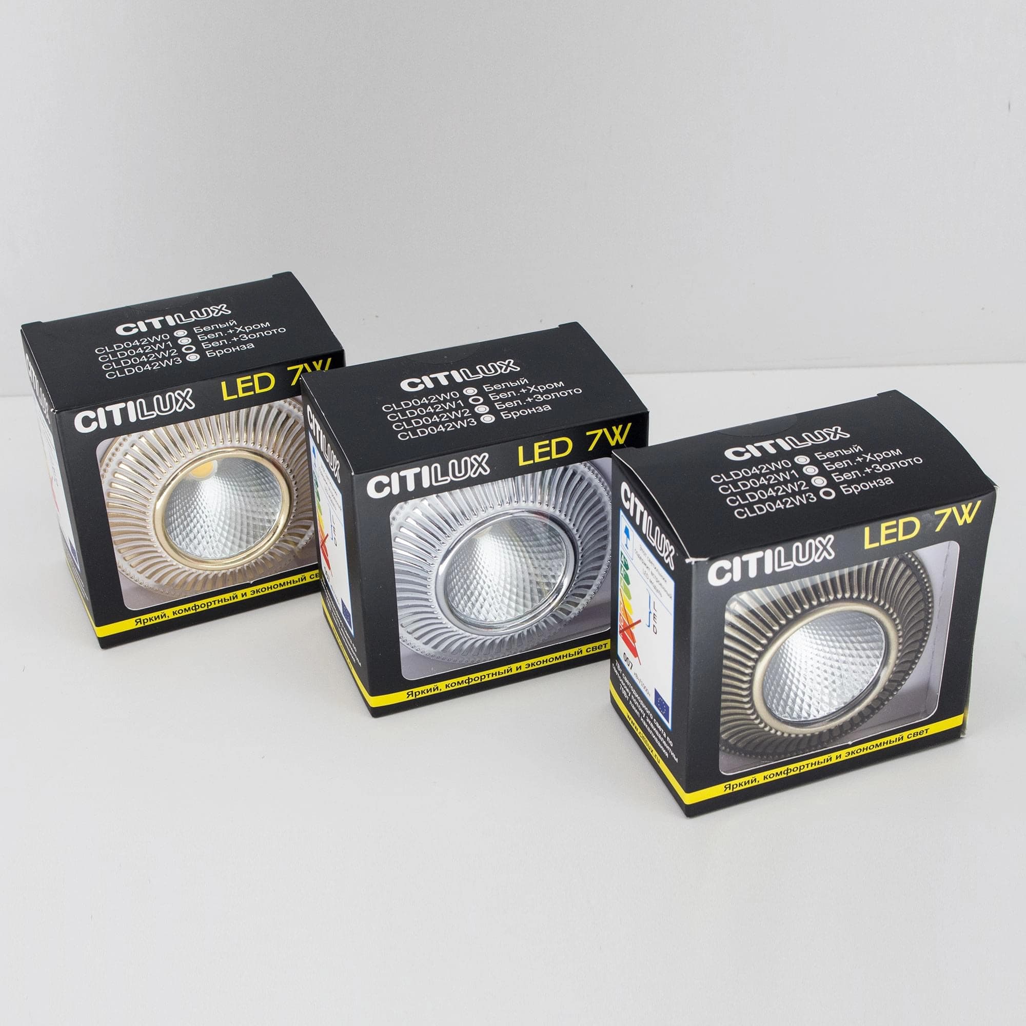 Citilux CLD042W1 Дзета Белый+Хром LED Светильник Встраив. — миниатюра 4