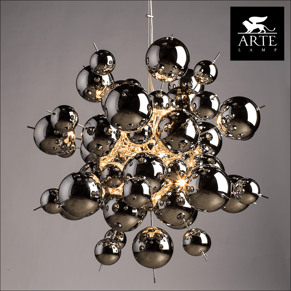 Arte Lamp Pluto Хром Светильник подвесной 40W G9 9x400lm A8313SP-9CC — миниатюра 2