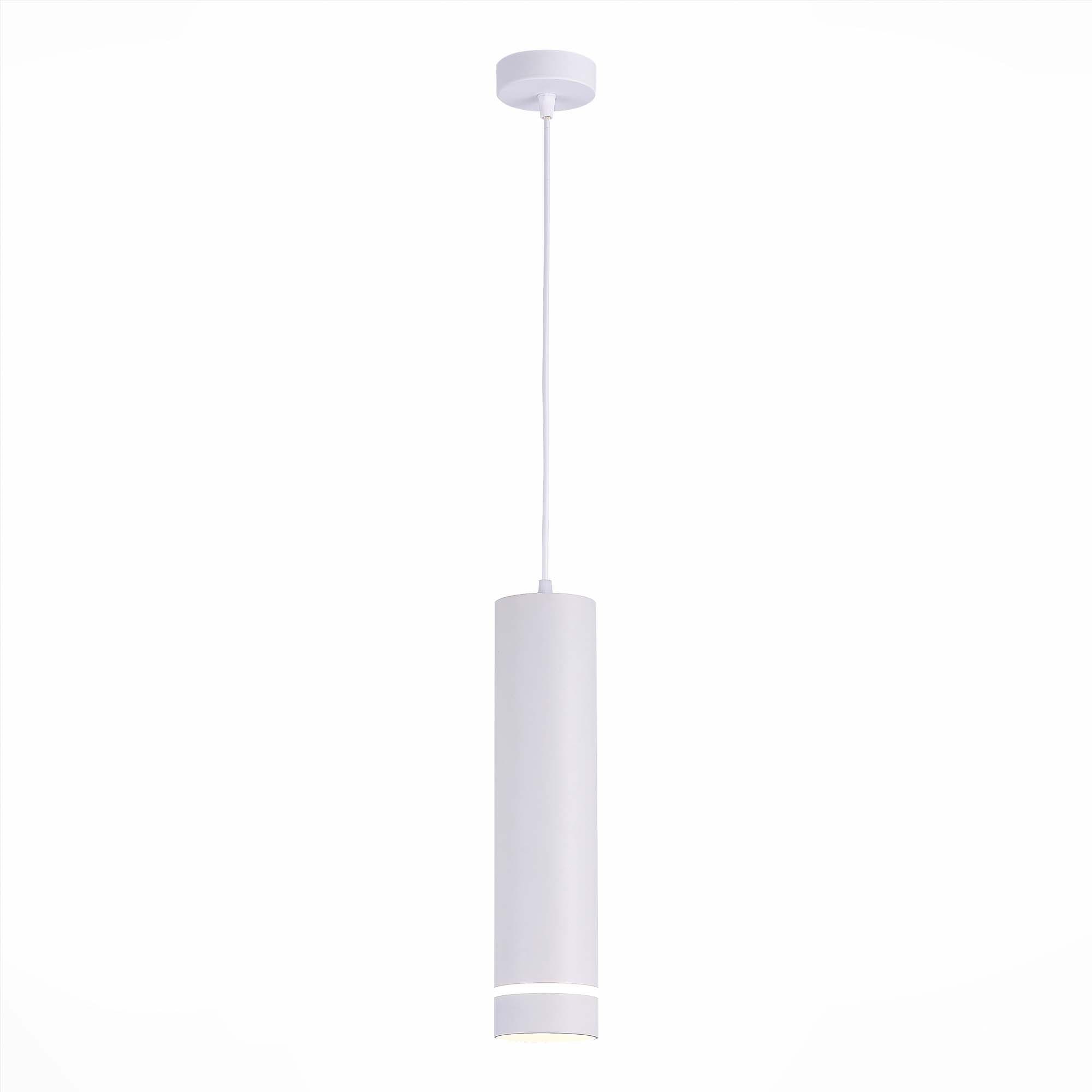 ST LUCE ST115.543.12 Светильник подвесной Белый LED 1*12W 4000K 936Lm Ra>90 120о IP44 D80xH300 165-265V