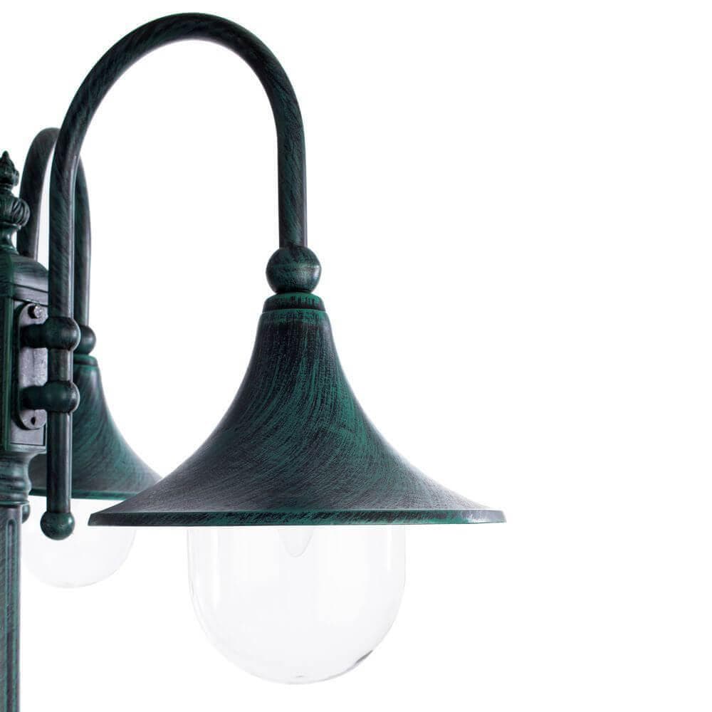 Arte Lamp Malaga Медь/Белый Светильник уличный наземный 3x75W E27 A1086PA-3BG — миниатюра 3