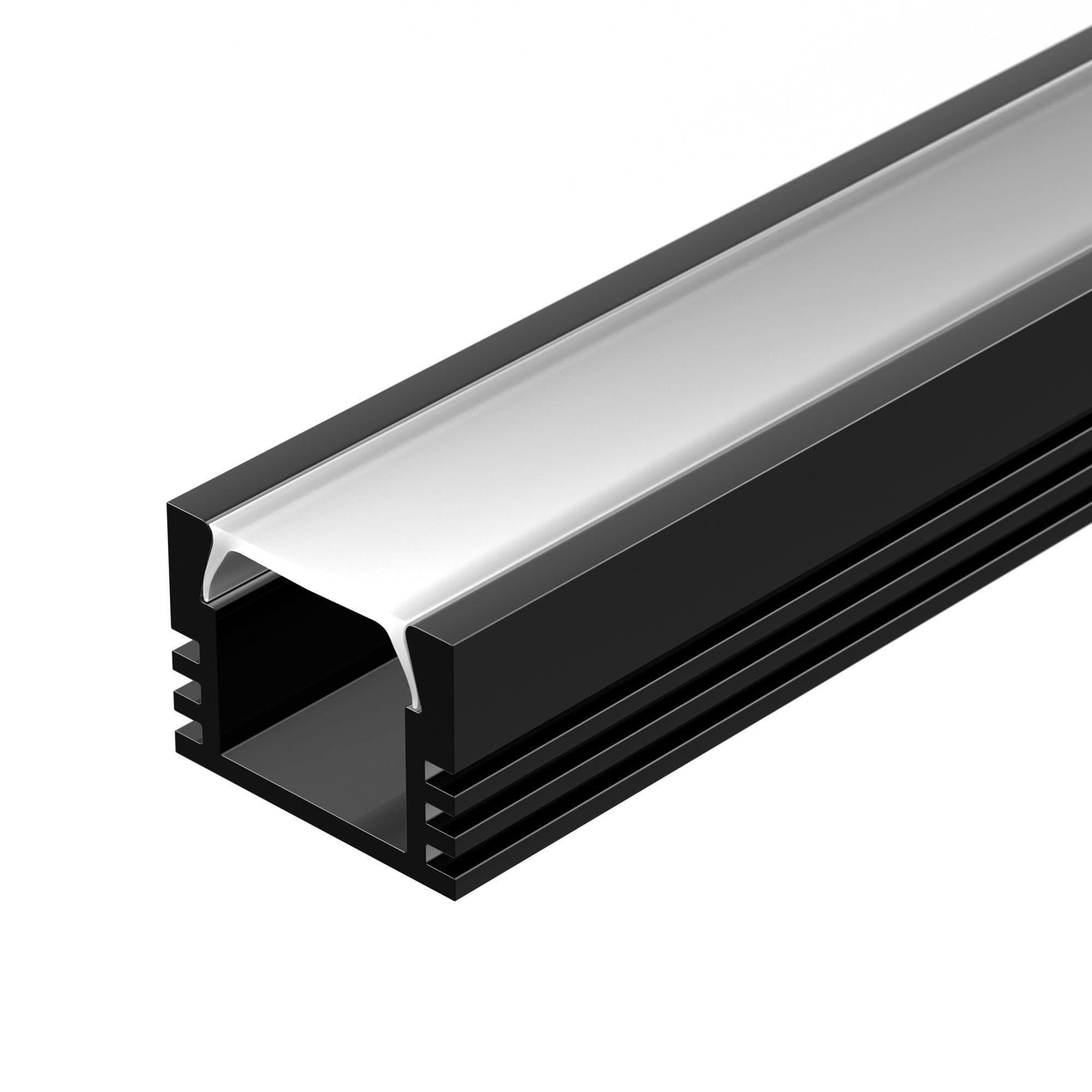Arlight Профиль PDS-S-2000 ANOD Black RAL9005 (Алюминий) 020895 — миниатюра 1