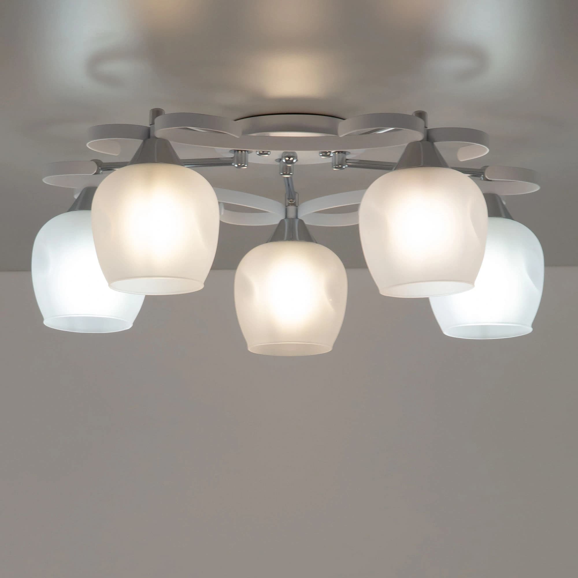 Citilux CL171153 Сюзи Белая+Хром Светильник Люстра — миниатюра 8