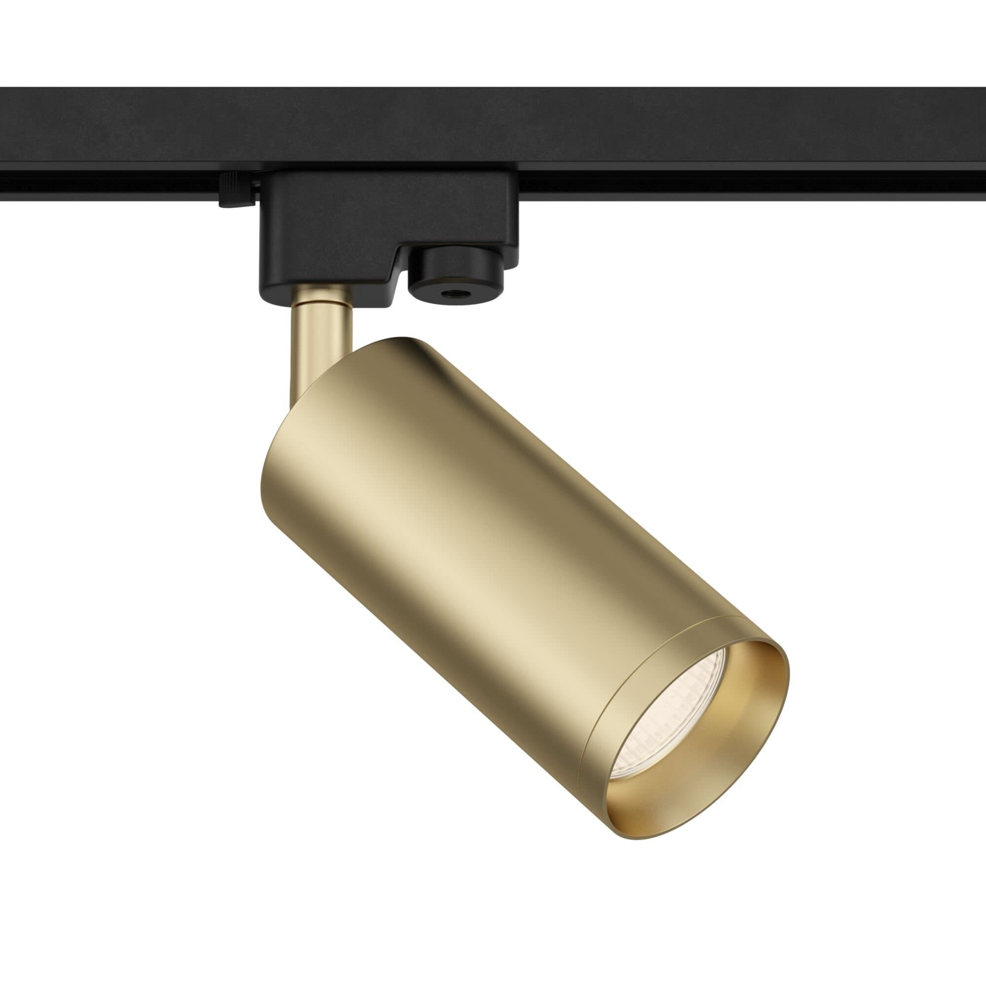Maytoni Single phase track system Матовое Золото Светильник трековый TR004-1-GU10-MG — миниатюра 2