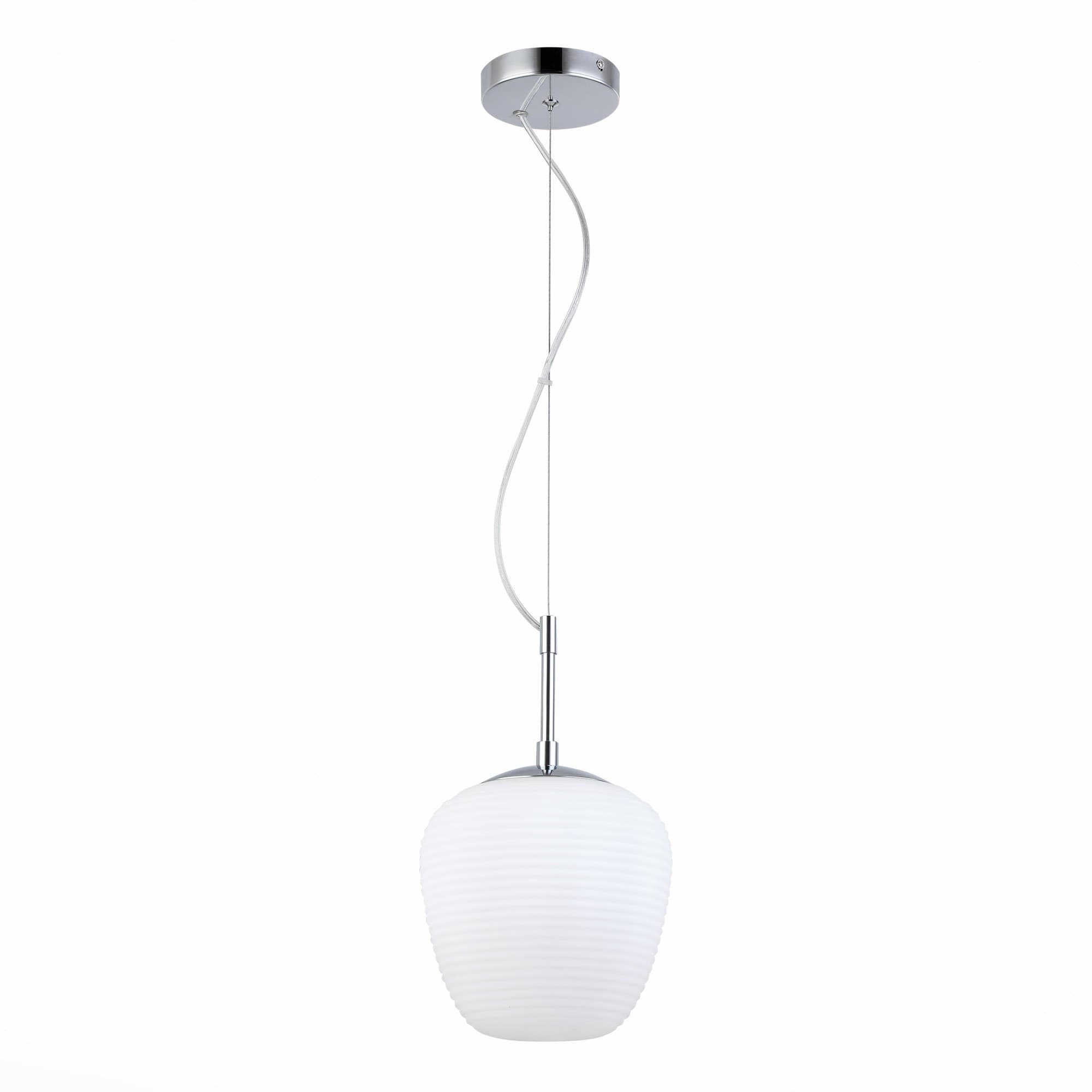 ST Luce SL1168.103.01 Подвес Хром/Белый E27 1*40W