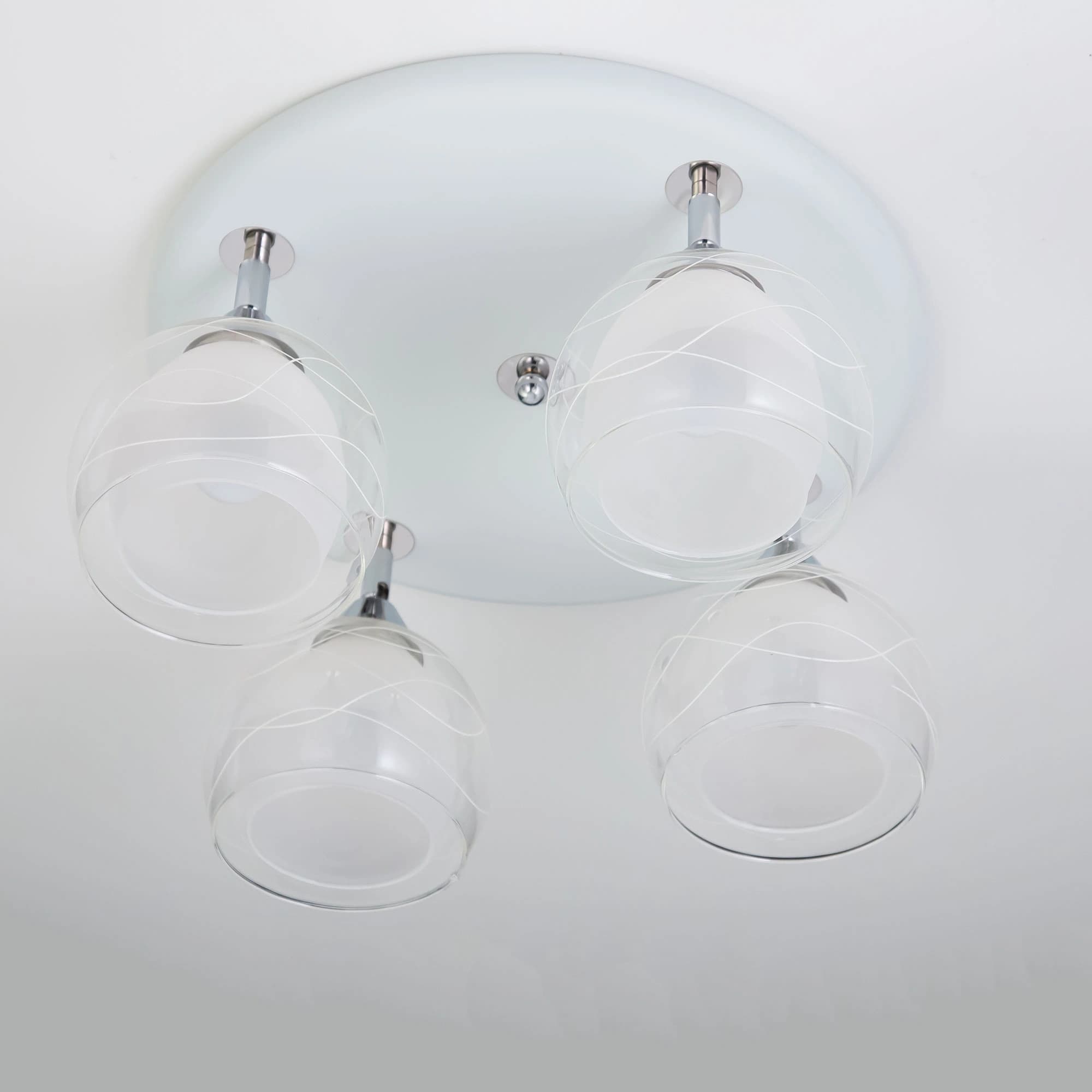 Citilux CL158141 Самба Бел+Хром Светильник Люстра — миниатюра 2