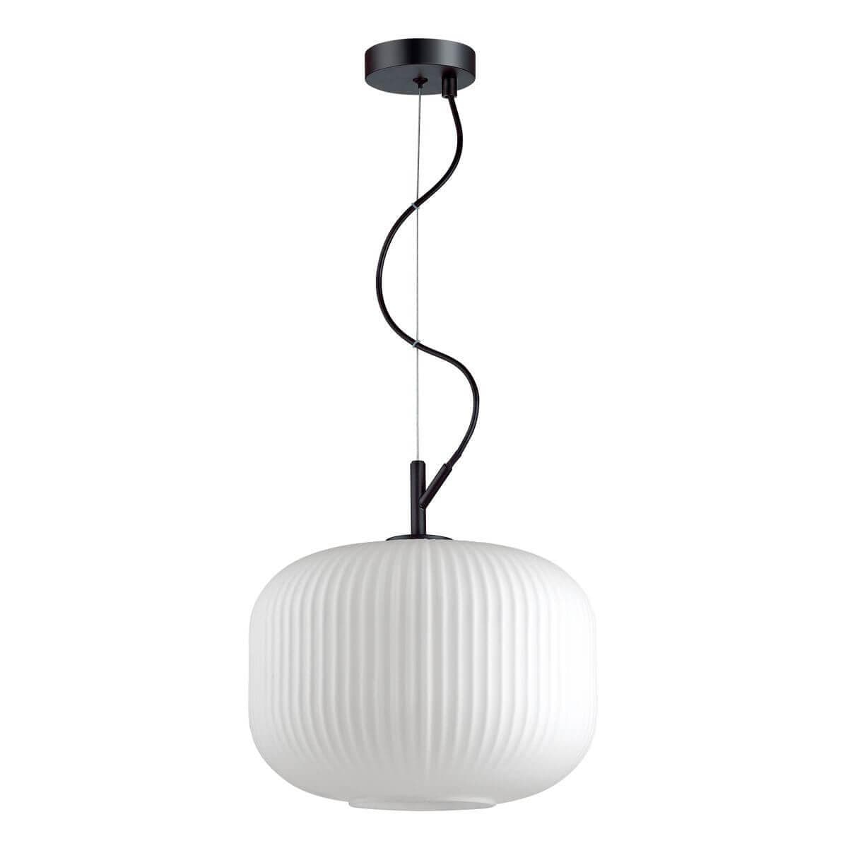 Odeon Light 4754/1 ODL21 белый/черный Подвес E27 60W ROOFI — миниатюра 1