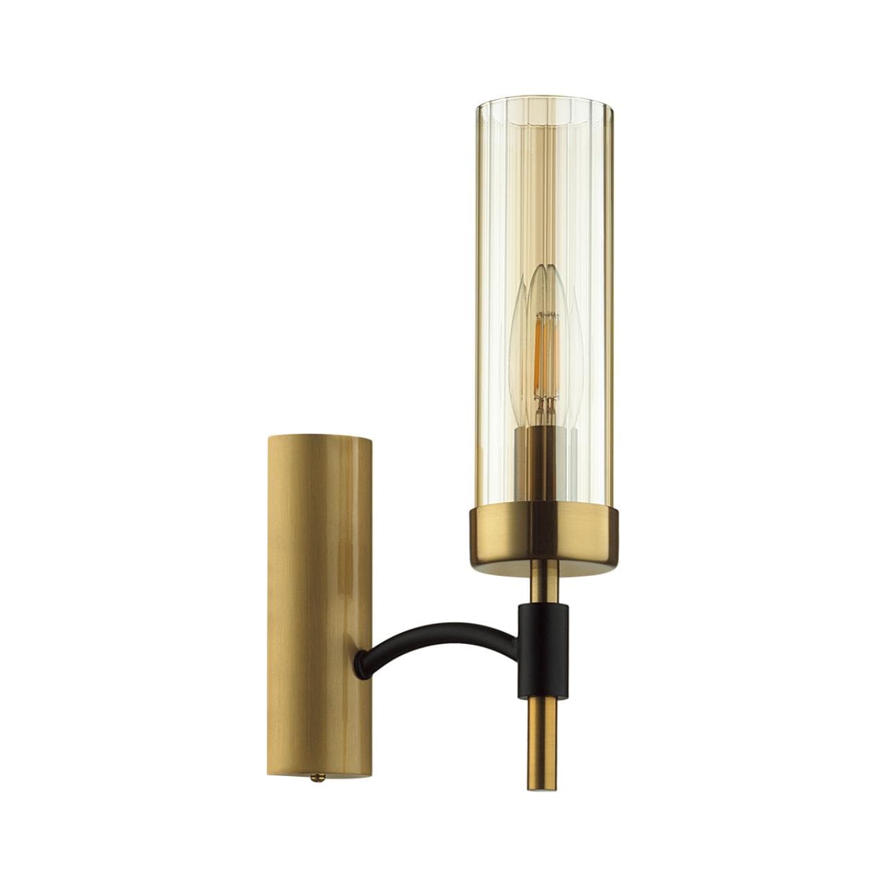 Lumion 6538/1W CLASSI LN23 167 чёрный, латунь Бра E14 1*40W 220V SHARON