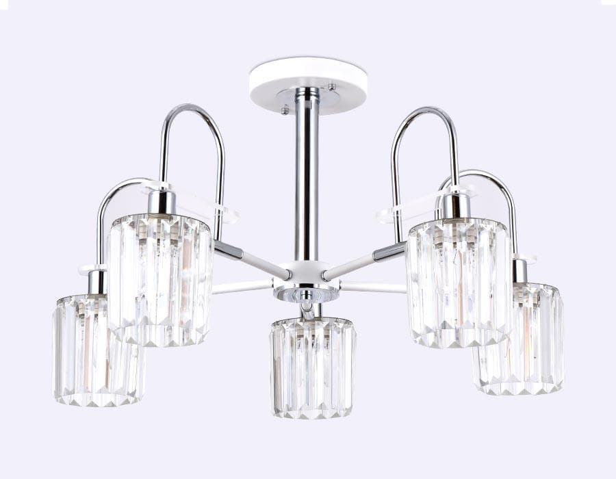 Ambrella Подвесная люстра TR5899/5 CH/CL хром/прозрачный E14 max 40W D650*400 — миниатюра 3