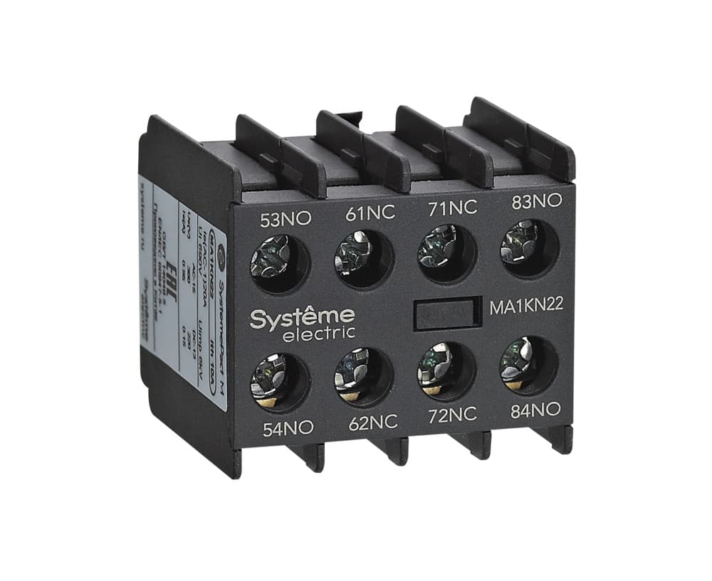 Systeme Electric Блок дополниетльных контактов MA1KN 4НО