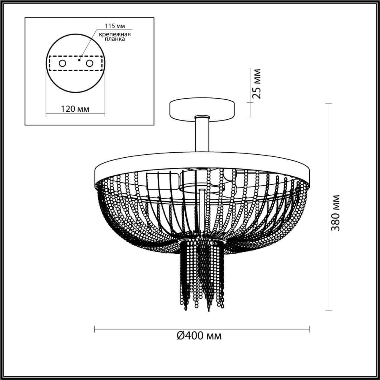 Lumion 4560/3C LOFTI LN21 черный, латунь Люстра потолочная E14 3*40W 220V ELVIS — миниатюра 2