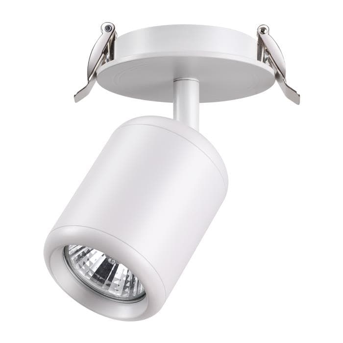 Novotech 370452 NT19 102 белый Встраиваемый светильник IP20 GU10 50W 220V PIPE