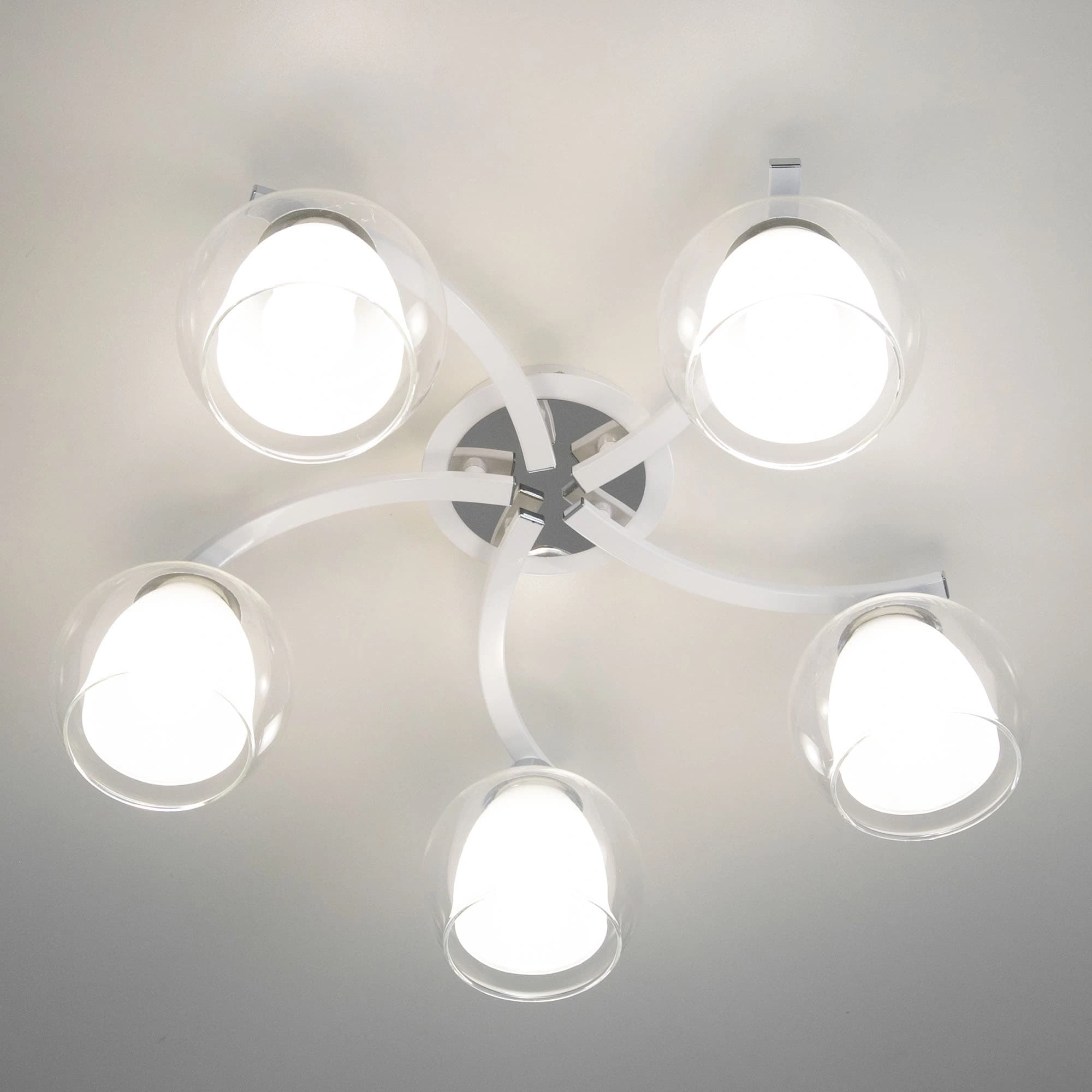 Citilux CL152150 Кристи Белый+Хром Люстра — миниатюра 4