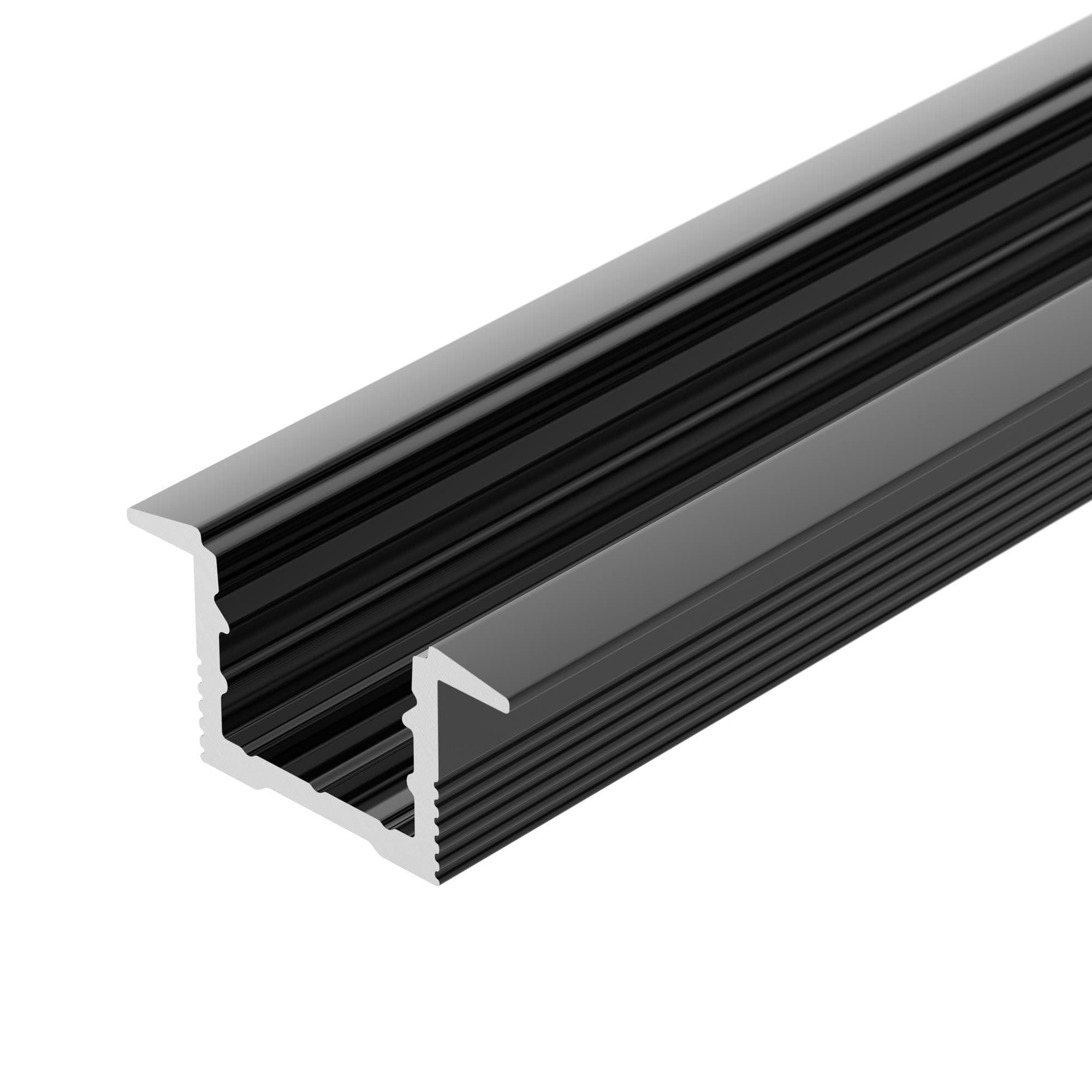 Arlight Профиль SL-SLIM-H13M-F25-2000 BLACK (Алюминий) 037114 — миниатюра 3