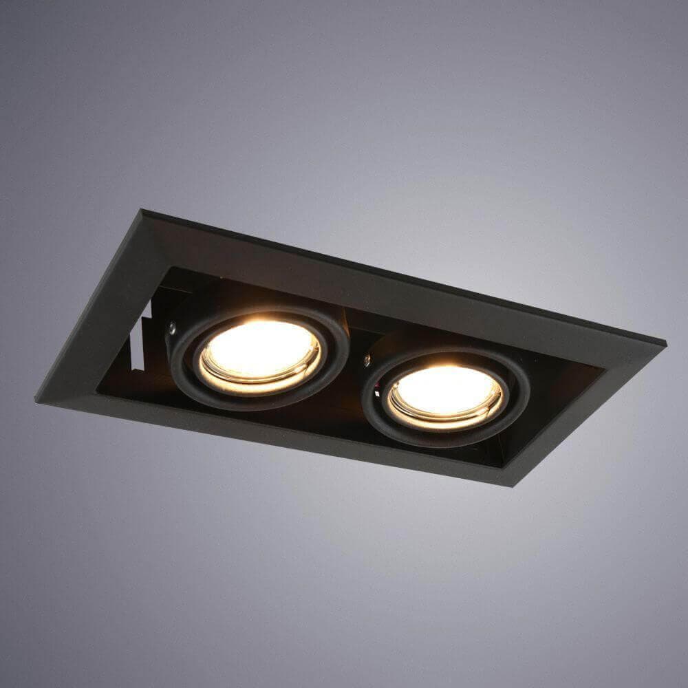 Arte Lamp CARDANI PICCOLO Встраиваемый точечный светильник 8*13*25 A5941PL-2BK — миниатюра 2