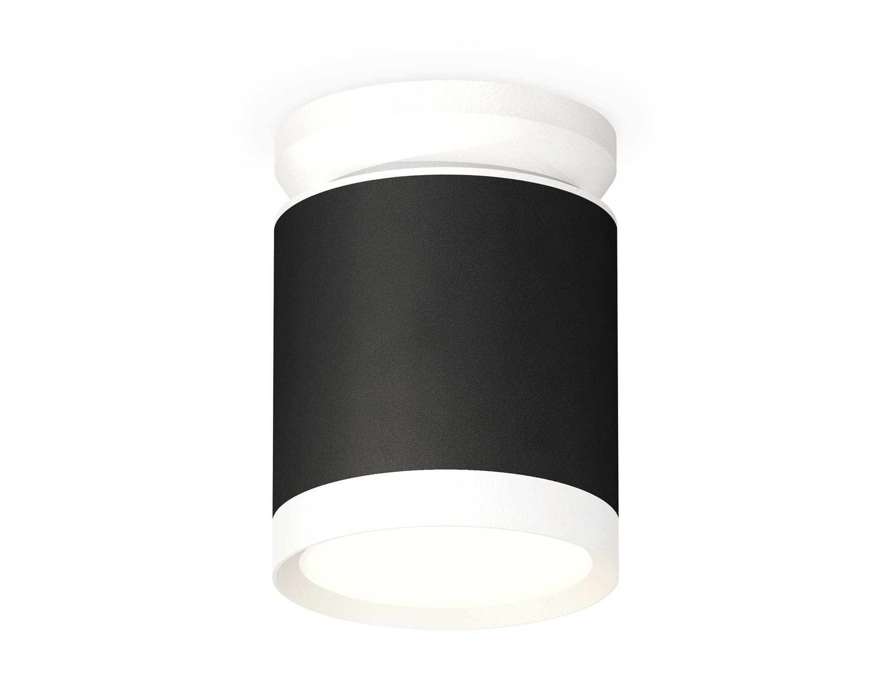 Ambrella Комплект накладного светильника XS8142015 SBK/SWH черный песок/белый песок GX53 (N8901, C8142, N8112) — миниатюра 1