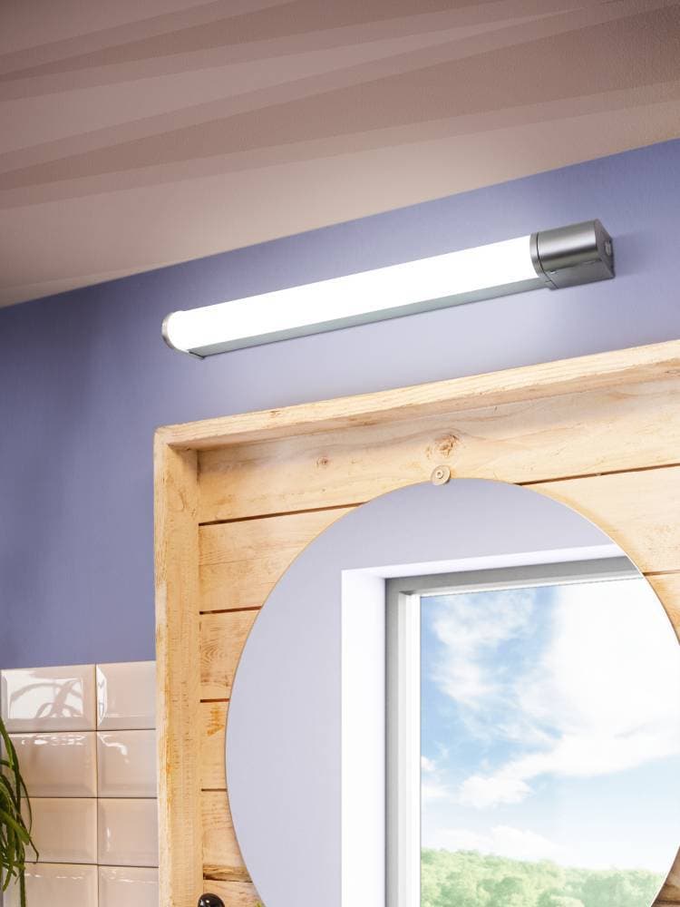 Eglo 99339 Светод. подсветка для зеркал TRAGACETE 1, 15W (LED), 1300lm, L680, B55, Н70, IP44, сталь, хром — миниатюра 2