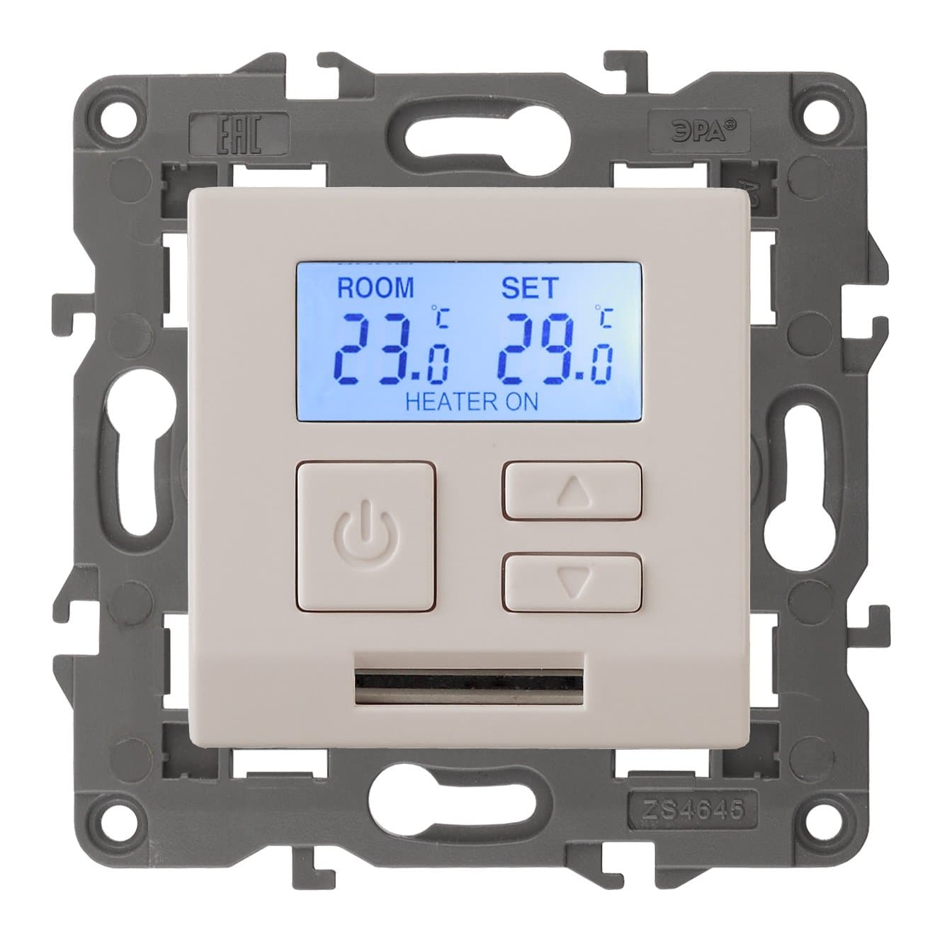 ЭРА 14-4111-02 Elegance Сл.кость Терморегулятор универс., 16А, 230В