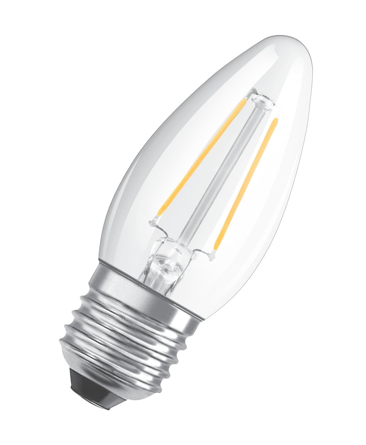 Osram Светодиодная филаментная лампа LED STAR Classic B 5W (замена 60Вт),теплый белый свет, прозрачная колба, Е27 4058075212398