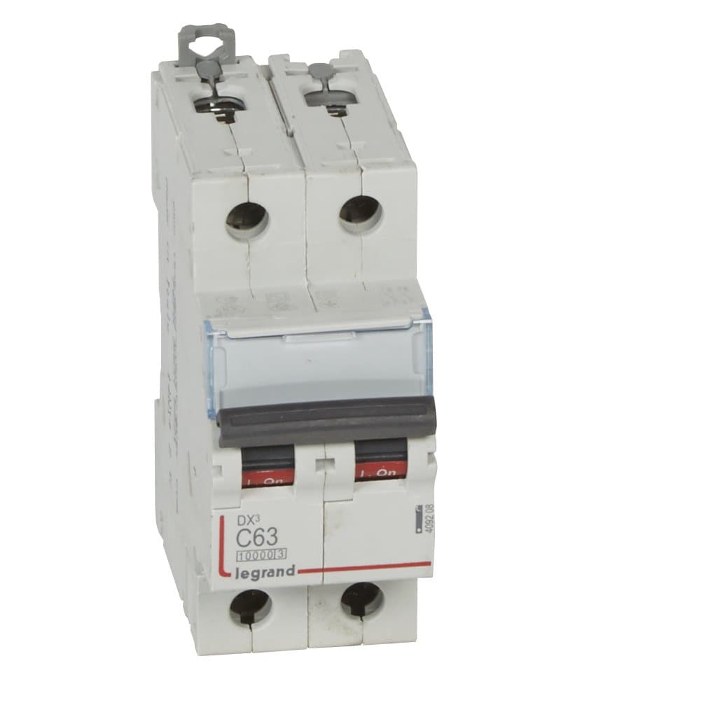 Legrand DX3 Автоматический выключатель 2P 63A (С) 10kA/16kA 409208 — миниатюра 2