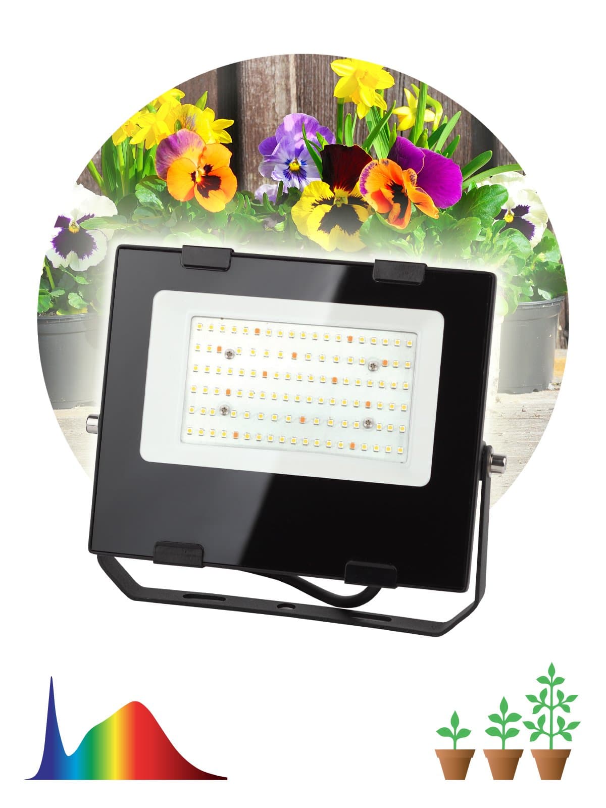 ЭРА FITO-50W-Ra90-LED для  цветения и плодоношения (10/300)