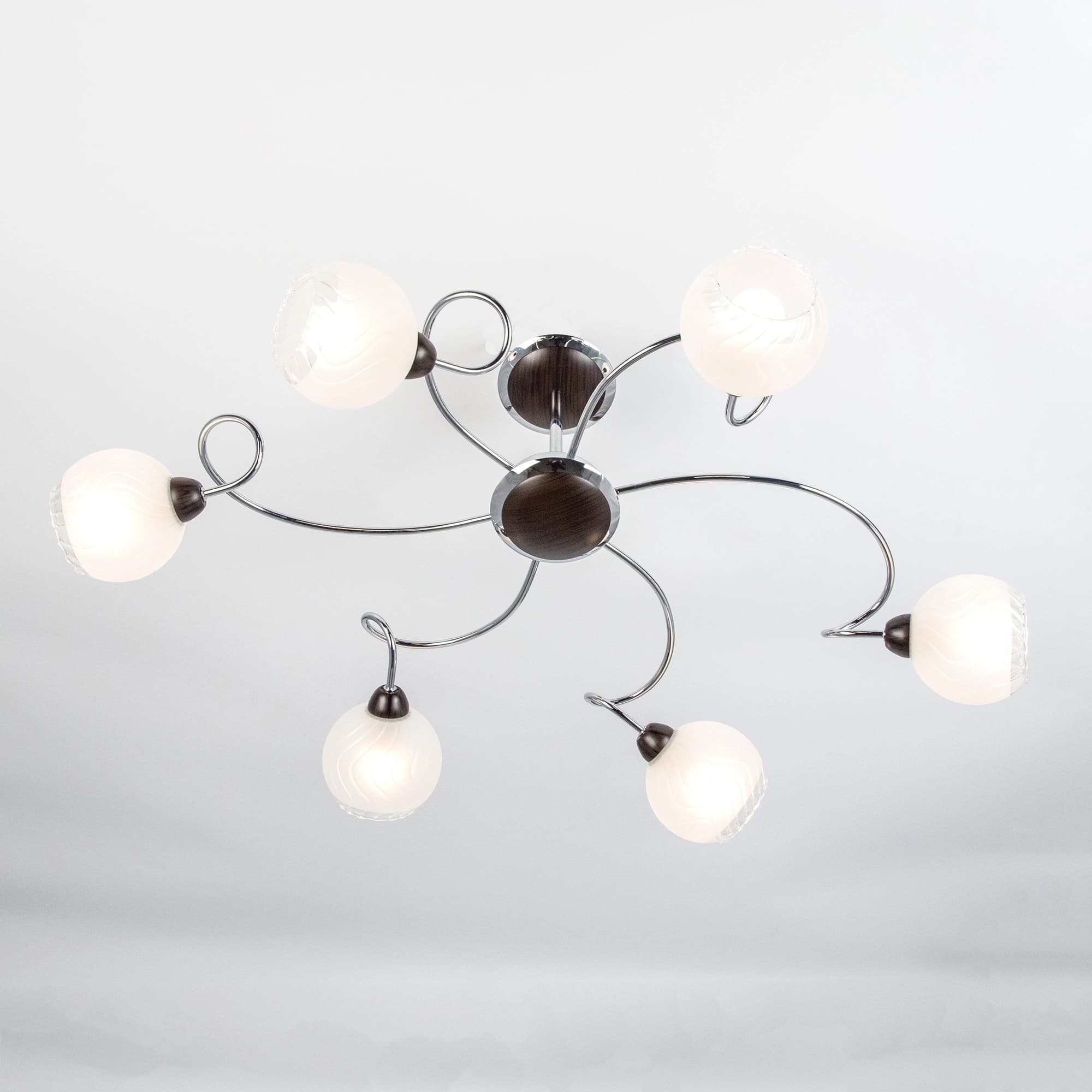 Citilux CL130161 Одиссей Хром+Венге, Светильник Люстра — миниатюра 3