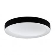 Eglo 99783 Светильник потолочный LAURITO, LED 24W, 2160lm, Ø490, сталь/пластик, черный/белый