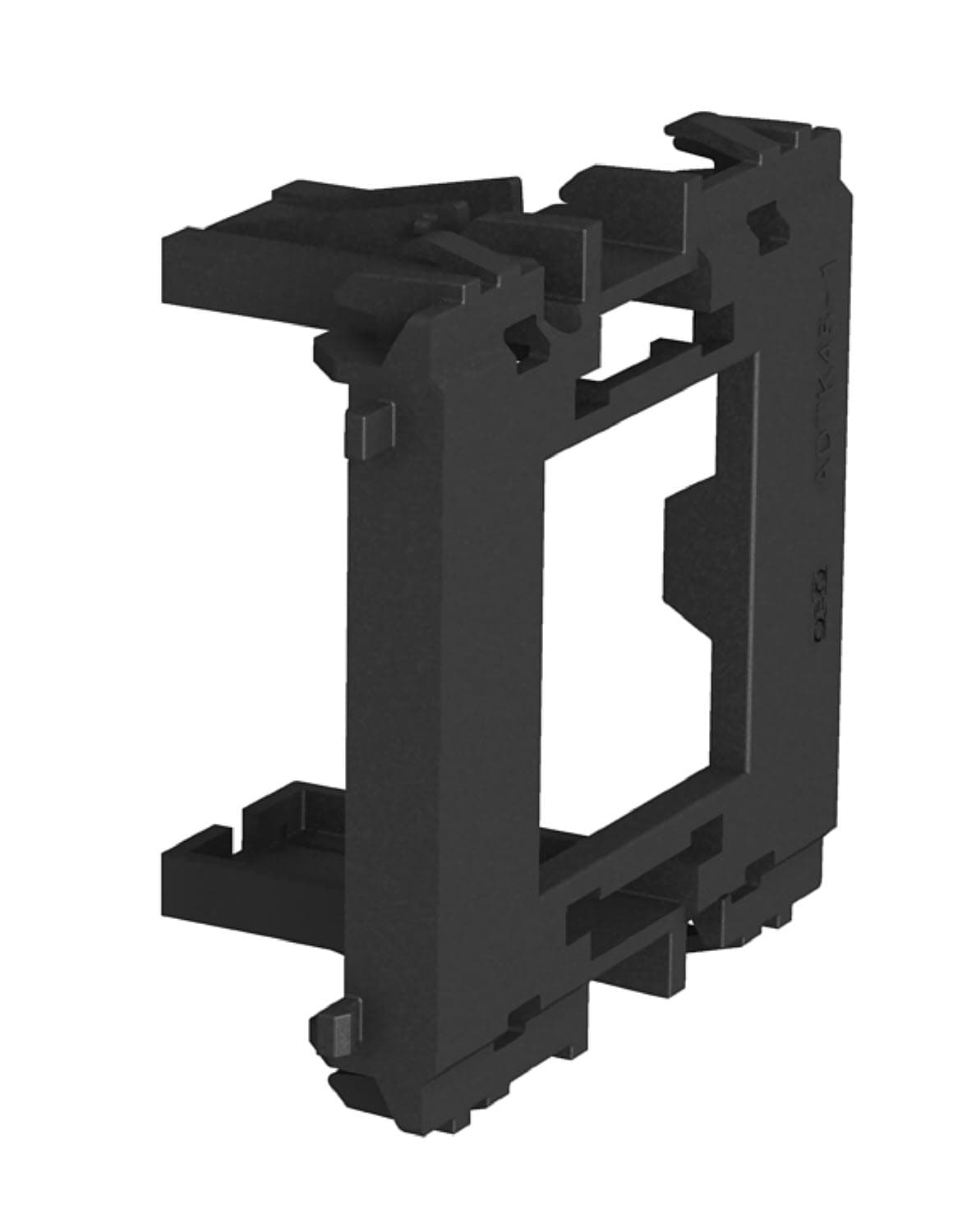 OBO Bettermann Адаптер одинарный Modul45 (черный) 6258131 — миниатюра 2