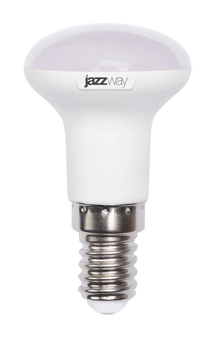 Jazzway Лампа светодиодная (LED) с отражателем d39мм E14 120° 5Вт 220-240В матовая нейтральная холодно-белая 5000К .1033598