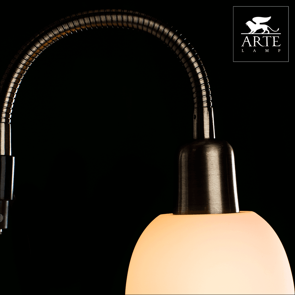 Arte Lamp Duetto Бронза/Белый Торшер 60W/25W E14/E27 A9569PN-2AB — миниатюра 3