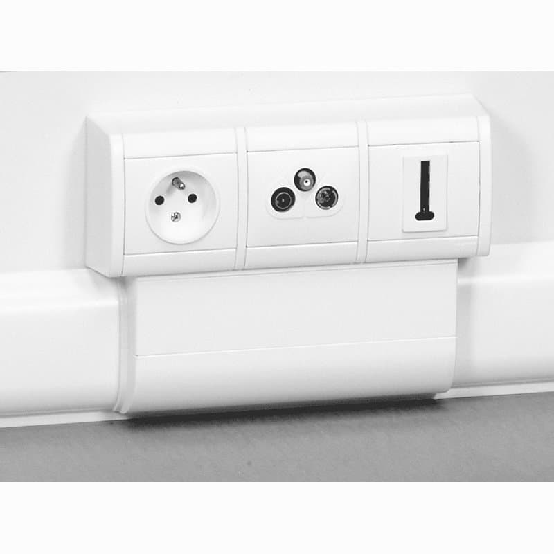 Legrand Mosaic Панель выдвижная 3мод, h=10 031701 — миниатюра 2