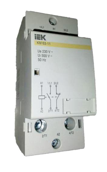 IEK Контактор модульный КМ63-11 AC MKK10-63-11 — миниатюра 2