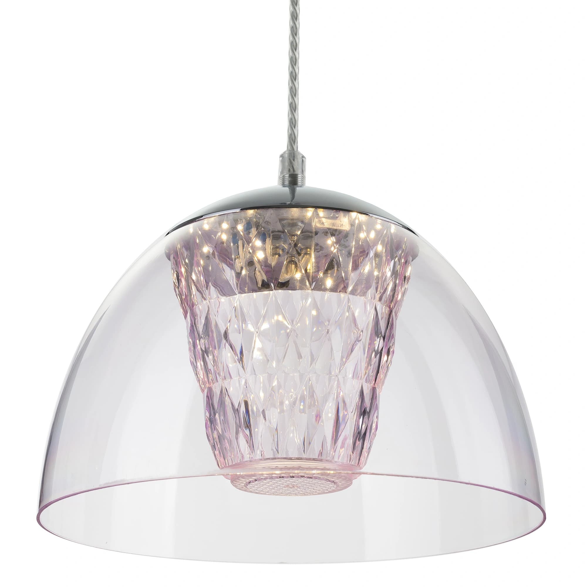 Citilux CL717114 Топаз Фиолетовый Подвес — миниатюра 9