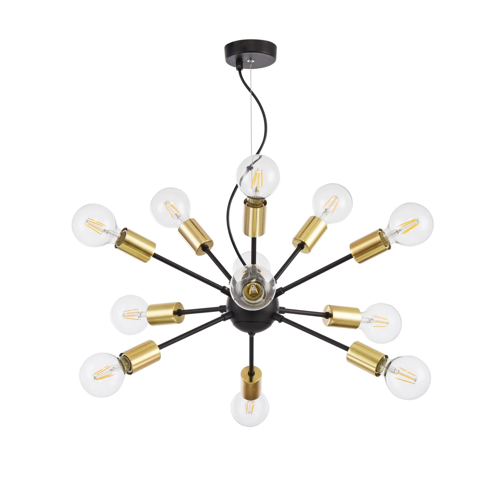Maytoni Loft Jackson Черный Подвес 12xE27 7W T546PL-12B — миниатюра 8