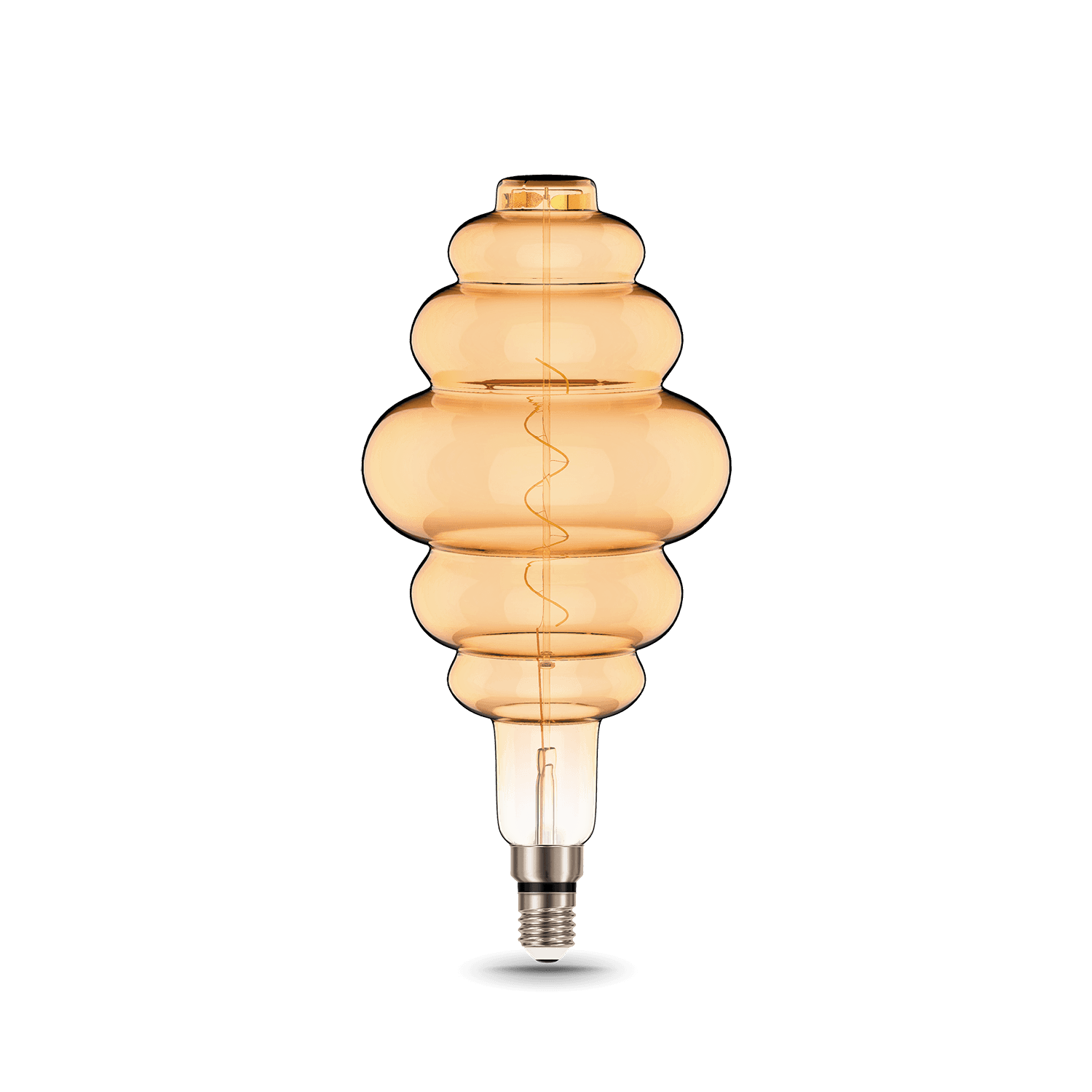 Gauss Лампа Filament Honeycomb 6W 420lm 2400К Е27 golden flexible LED 158802006 — миниатюра 5