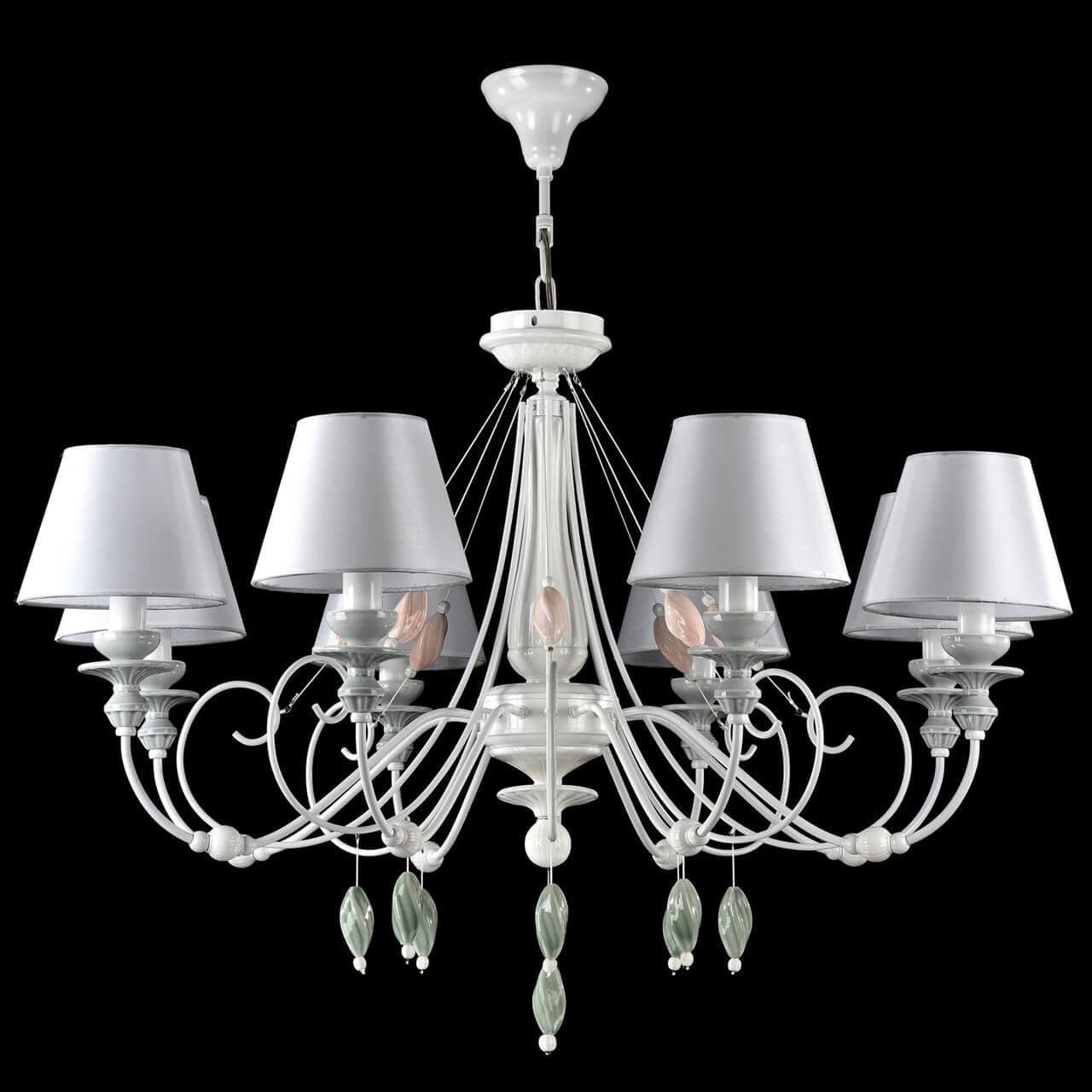 Maytoni Elegant Adelia Жемчужный белый Люстра 8xE14 40W ARM540-08-W — миниатюра 12