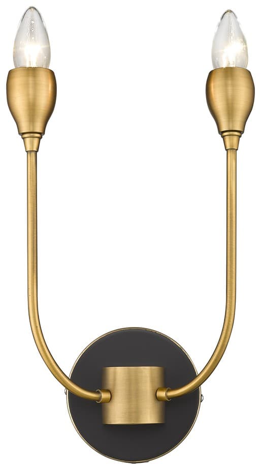 Wertmark WE249.02.501 Бра Состаренная медь, Латунь E14 2*40W