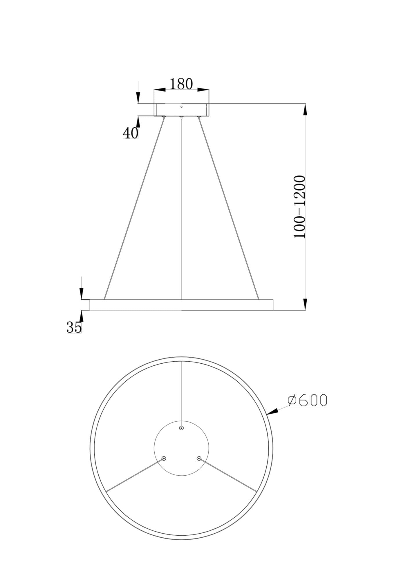 Maytoni MOD058PL-L32BS4K Светильник подвесной — миниатюра 3