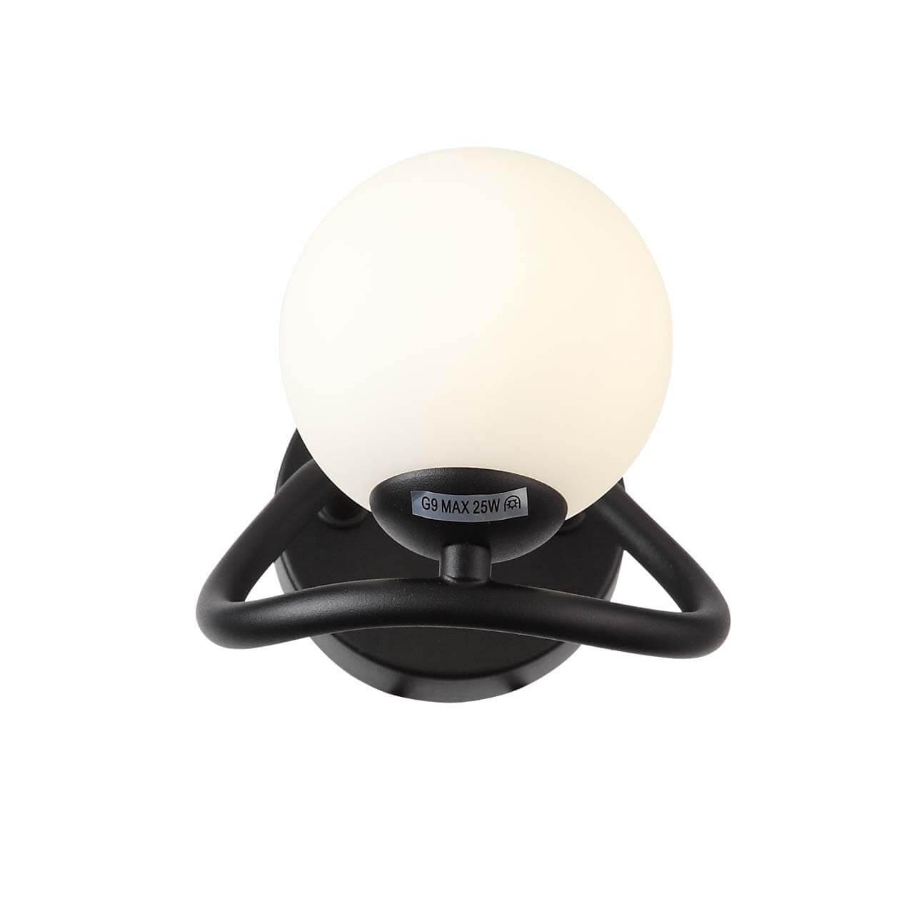 ST Luce SL1502.401.01 Светильник настенный Черный/Белый G9 1*3W — миниатюра 4