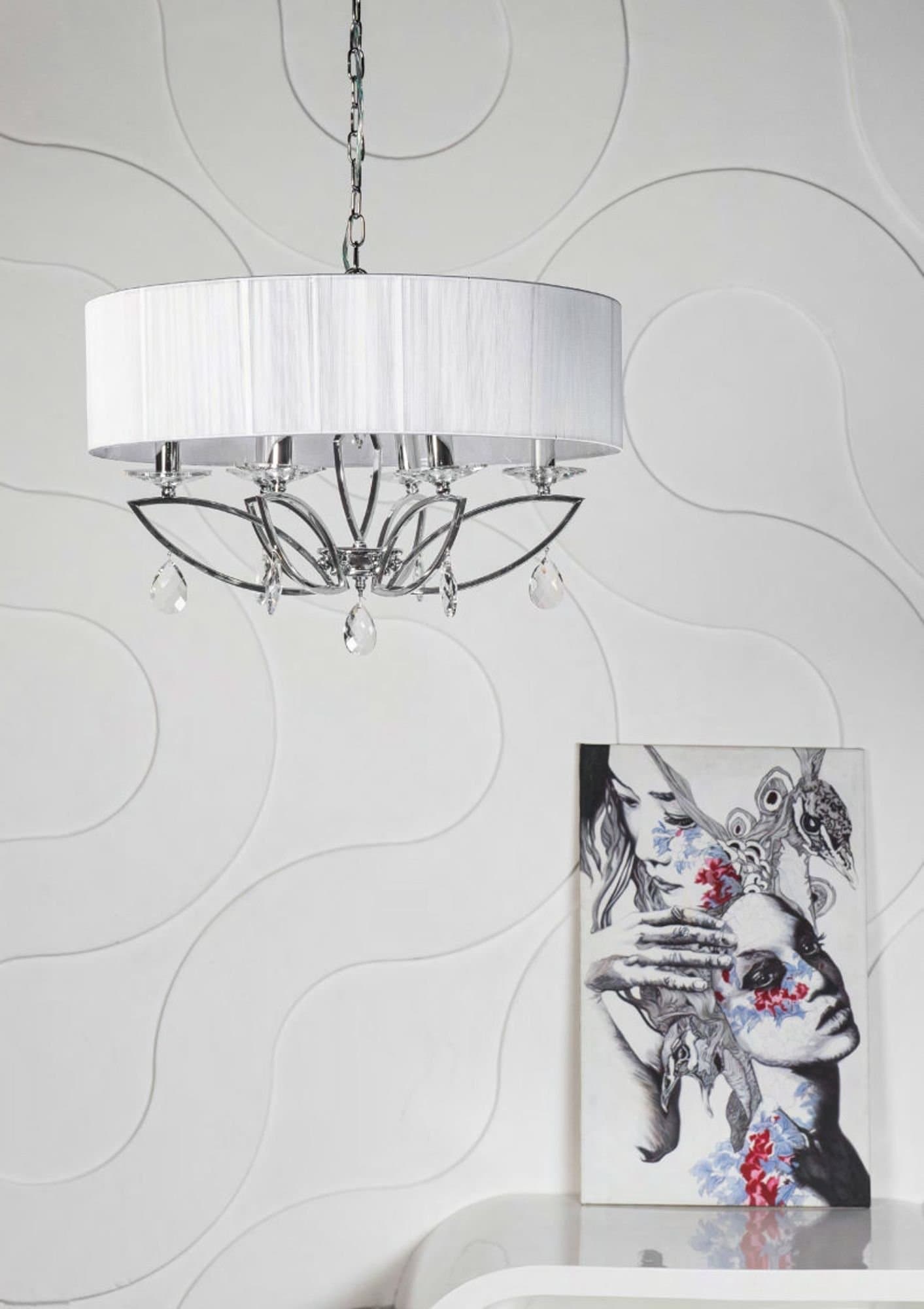Maytoni Neoclassic Miraggio Хром Люстра 6xE14 40W MOD602-06-N — миниатюра 5