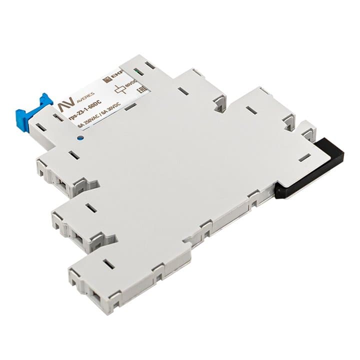 EKF Реле промежуточное с розеткой в сборе РП slim 23/1 6A 230В AC rps-23-1-60-rms230АС — миниатюра 7